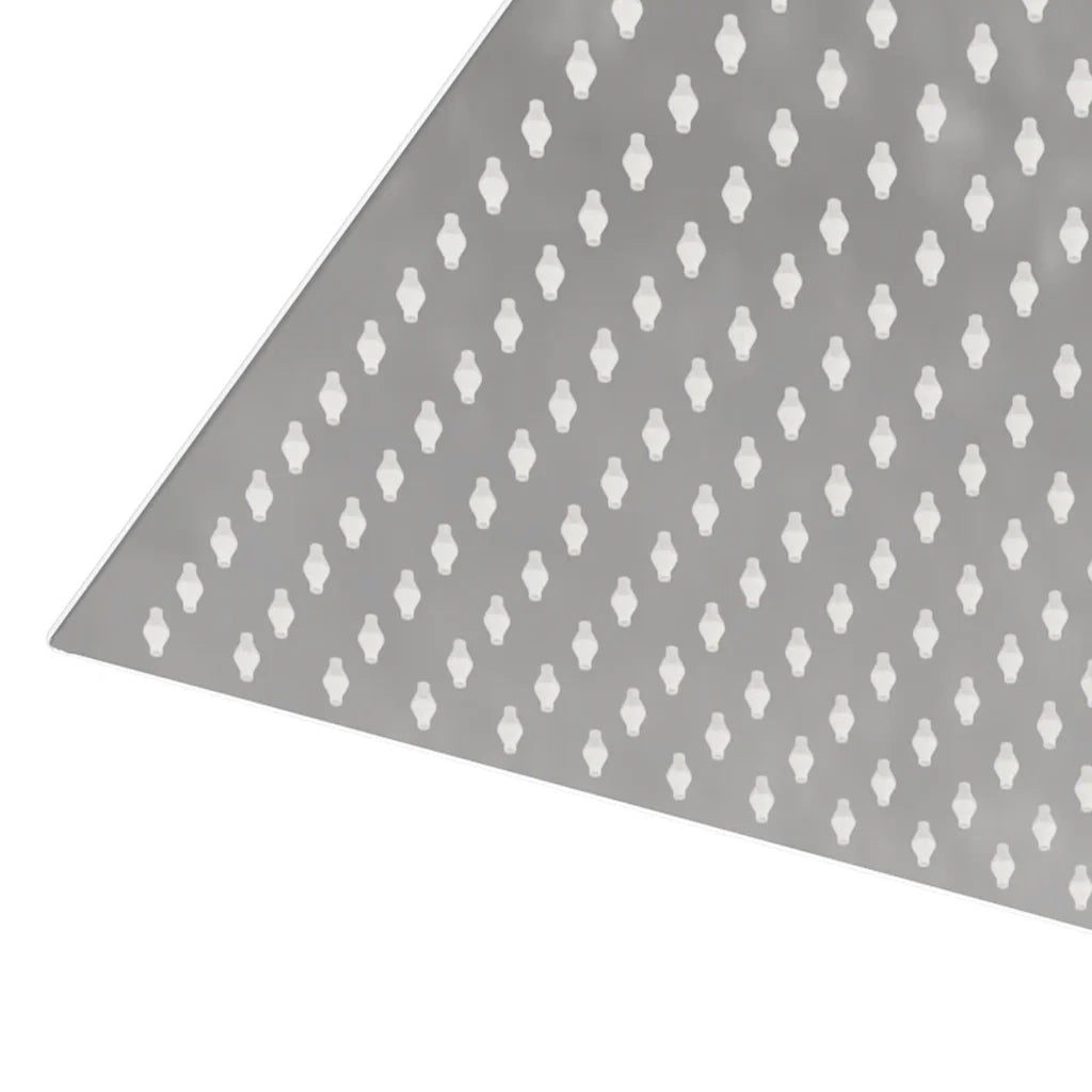 Testa Doccia a Pioggia in Acciaio Inox 304 40x40 cm Quadrata 4103915