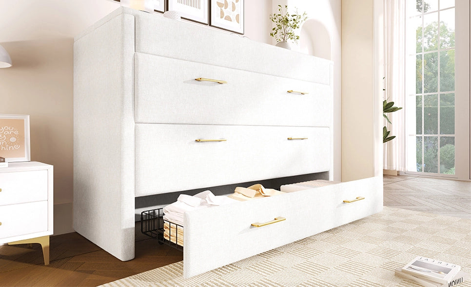 Letto a scomparsa mobile 140x200 cm beige con USB