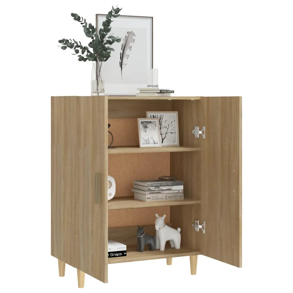 Credenza Rovere Sonoma 70x34x90 cm in Legno Multistrato 812099