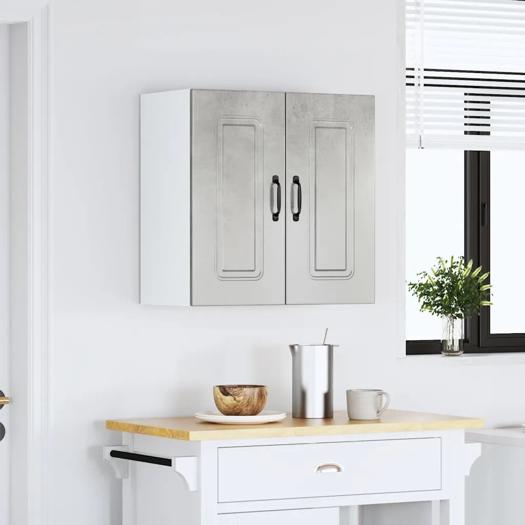 Pensile da Cucina Kalmar Grigio Cemento in Legno Multistrato