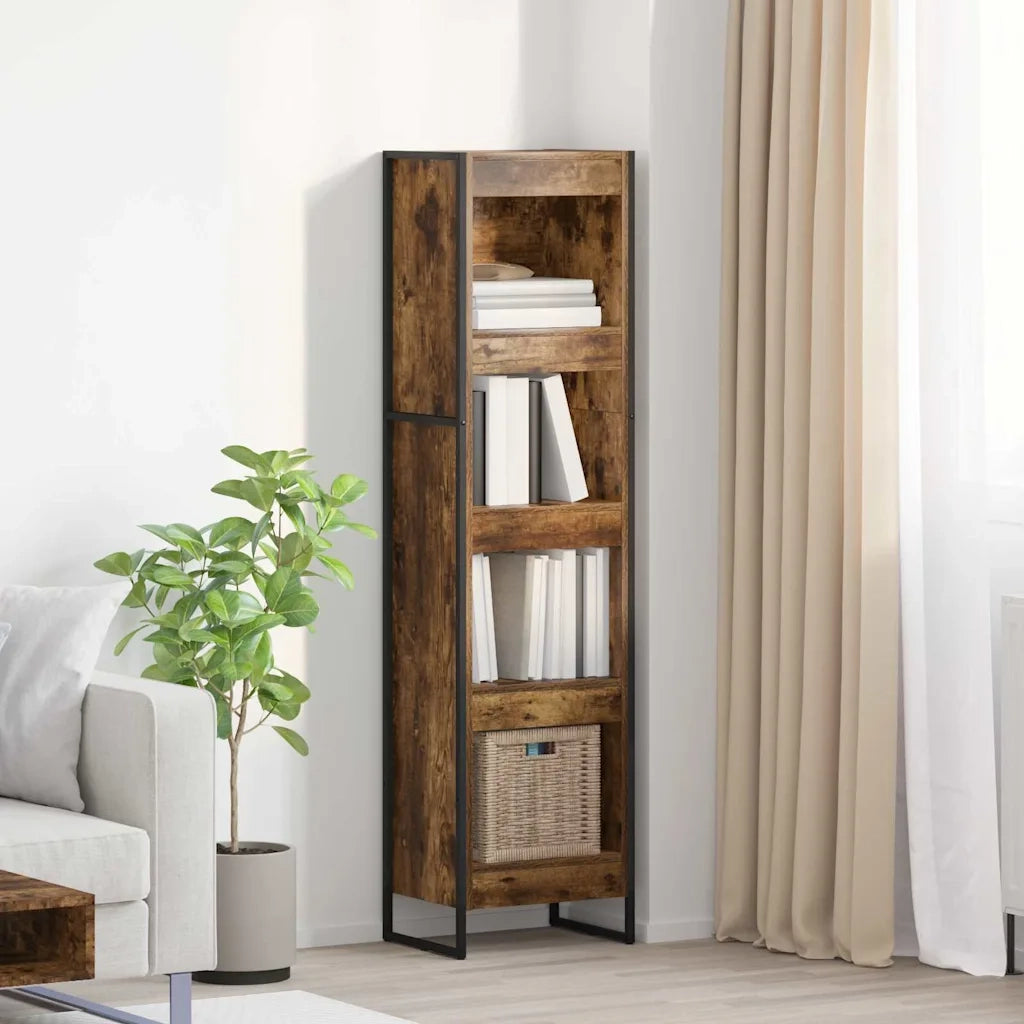 Armadio per Libri Quercia Fumosa 40 x 30 x 155 cm