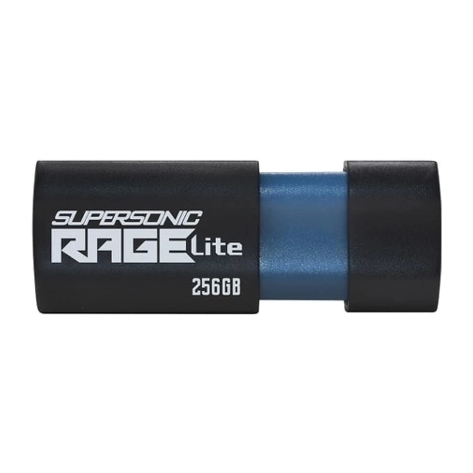 Chiavetta USB PATRIOT Rage Lite 512GB 120 MB/S USB 3.2 retrattile nera (PEF512GRLB32U)