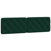 Cuscino Testiera Verde Scuro 180 cm in Velluto CFW2957372