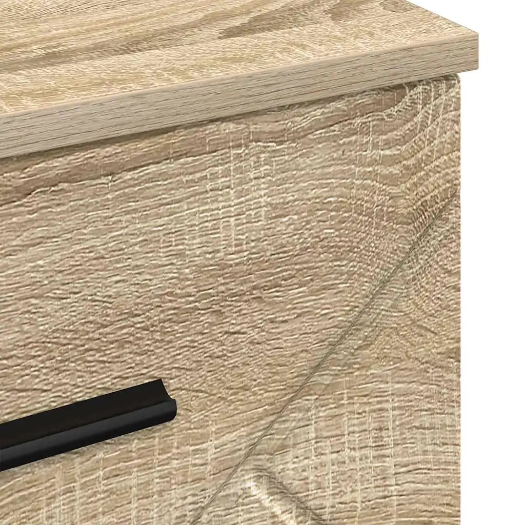 Comodino | Armadio da Notte | Mobiletto da notte con cassetto rovere sonoma 38 x 38 x 66 cm
