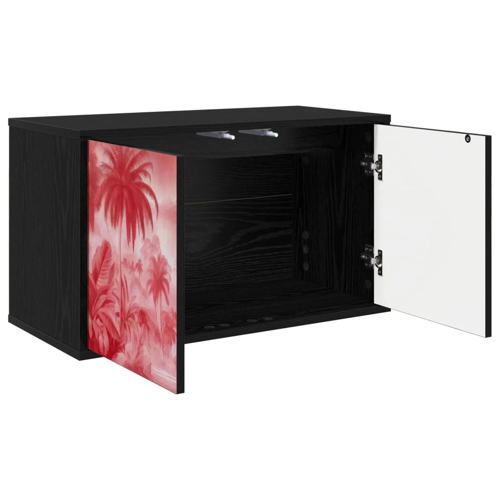 Mobile TV da Parete AACHEN 69 x 33 x 40 cm Rovere Nero 8007144