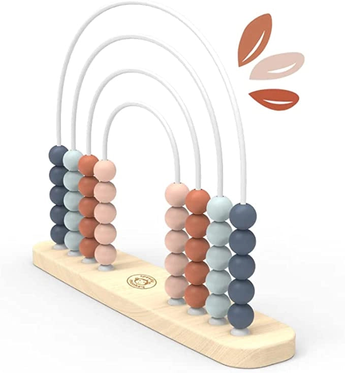 Abaco Legno Bambini Abaco Scuola Primaria Giochi Montessori Abaco Multibase Abaco per Bambini Giochi Abaco,Giocattoli ma