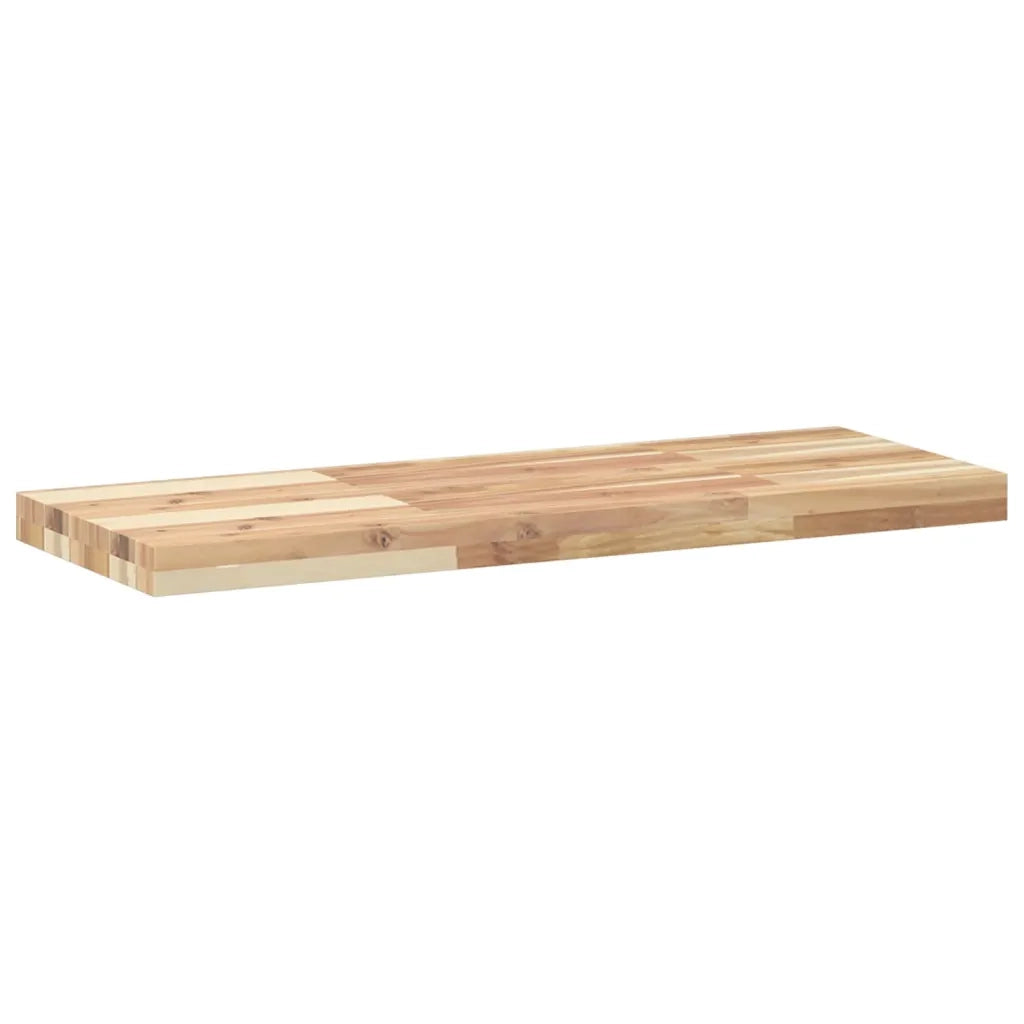 Mensole da Parete 3 pz 100x30x4 cm Legno Acacia Non Trattato 3279457