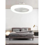 Trade Shop - Plafoniera Moderna Led A Soffitto Ventilatore Luce Dimmerabile 3000k-6500k 60004 -