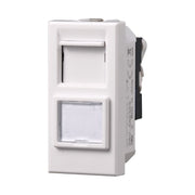 Connettore Rete Presa Dati RJ45 CAT6 Colore Bianco Compatibile Con Bticino Axolute