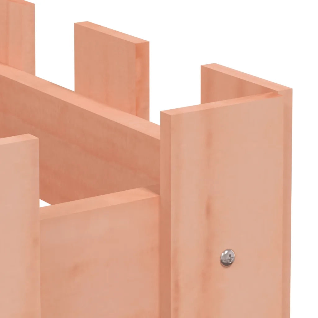 Fioriera da Giardino-Vaso da Esterno-Contenitore per Piante Recinzione 200x30x30cm in Massello Douglas