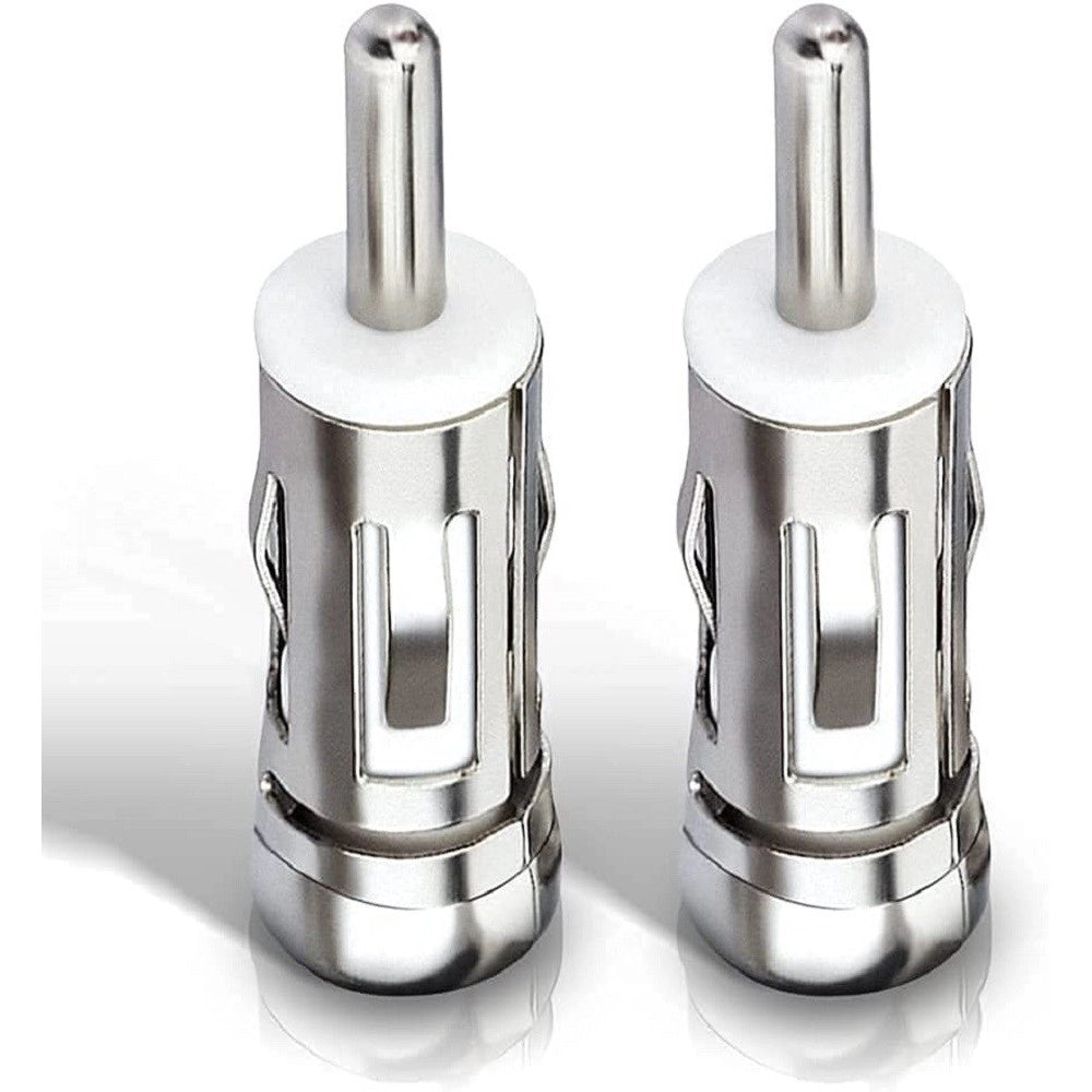Trade Shop - 2pz Adattatore Antenna Autoradio Auto Universal Connettore Presa Iso A Spina Din -