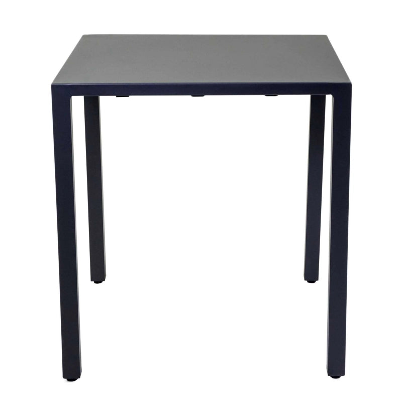 Tavolo alluminio regolabile Alma antracite quadro cm 60x60h75