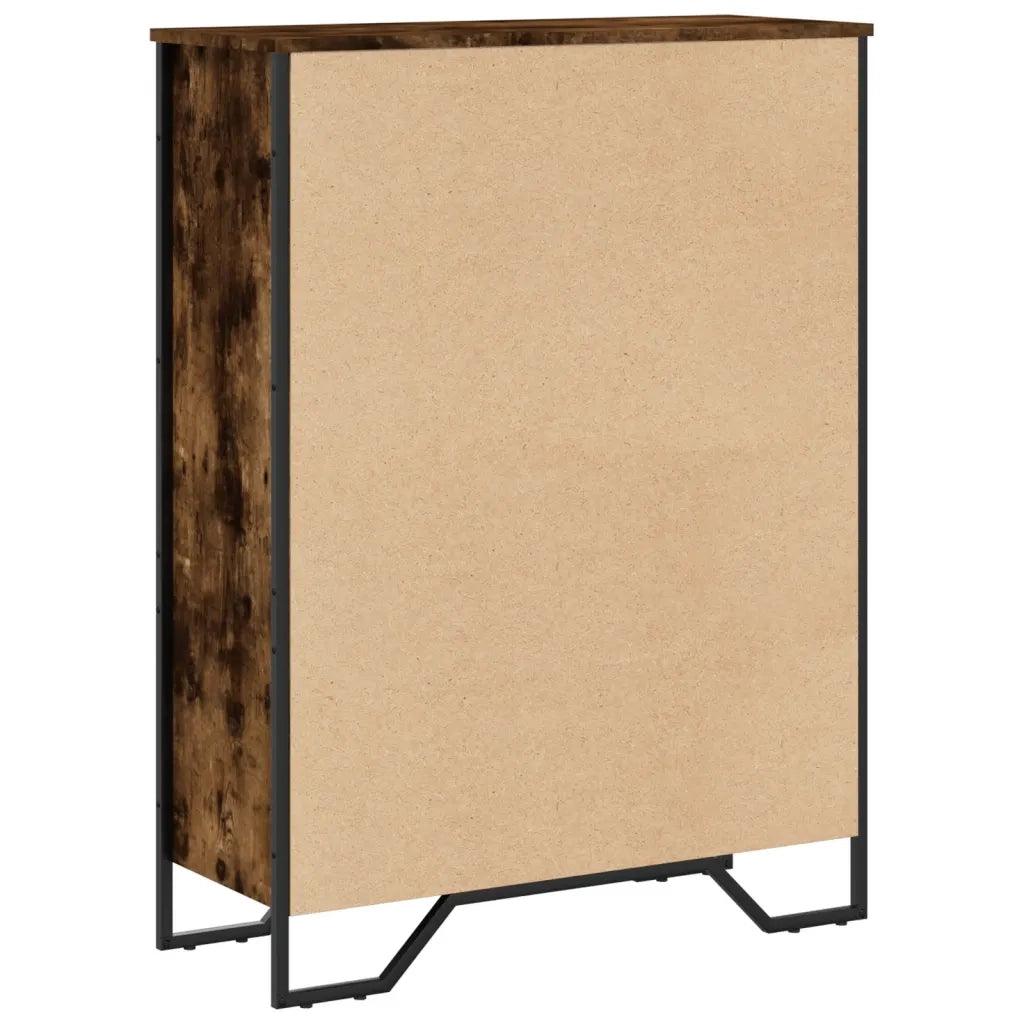 vidaXL Libreria Rovere Fumo 80x31x106 cm in Legno Multistrato