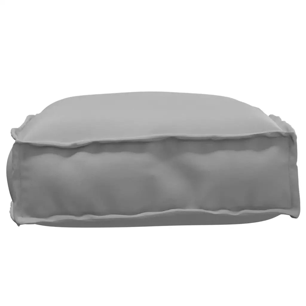 Cuscino Grigio 60 x 40 x 8 cm Tessuto Oxford 42001609