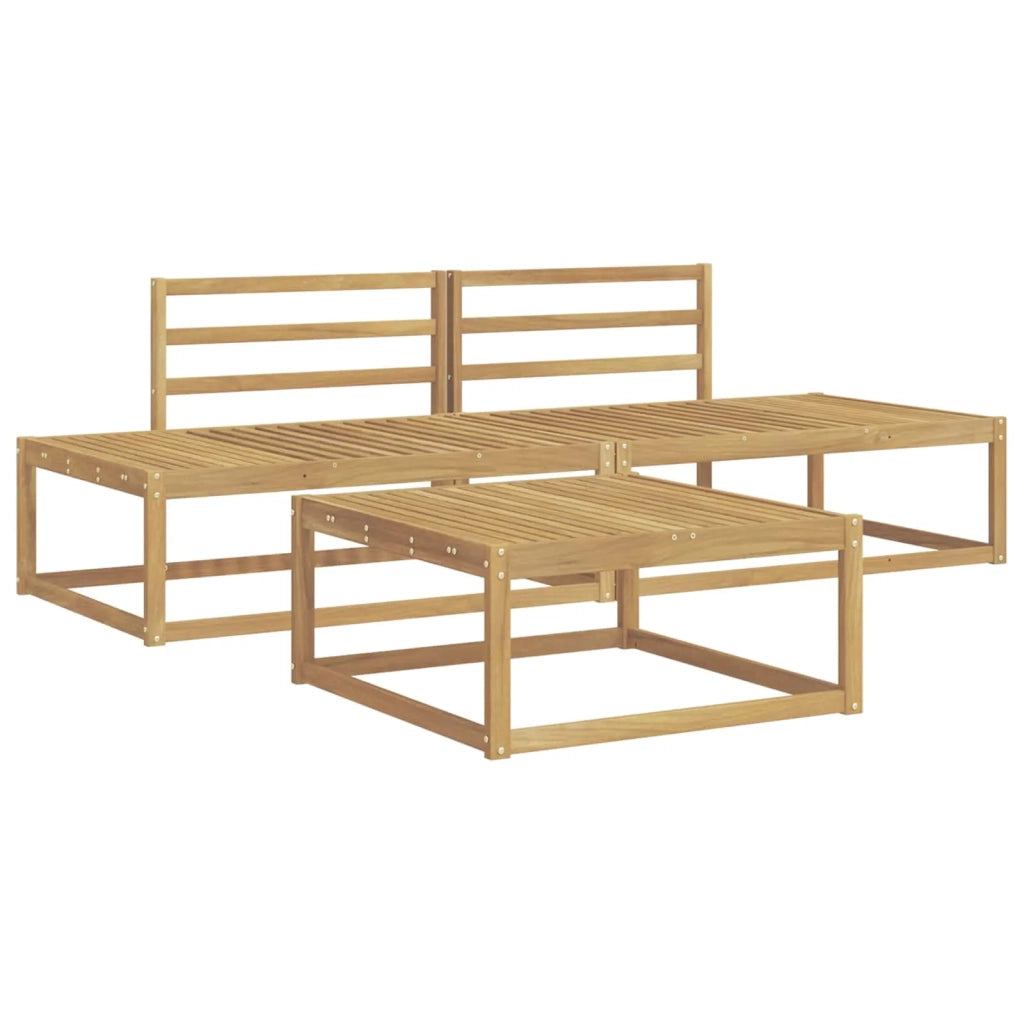 Set di divani da esterno Bianco 79 x 79 x 37 cm 3386993