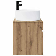 Mobile Lavabo | Armadio Lavabo da parete Rovere Artigianale 49 x 44,5 x 65,5 cm