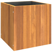 Vassoio per fioriera aiuola rialzata piante fiori terrazza giardino 35 x 35 x 35 cm legno massello di acacia marrone 02_0037509