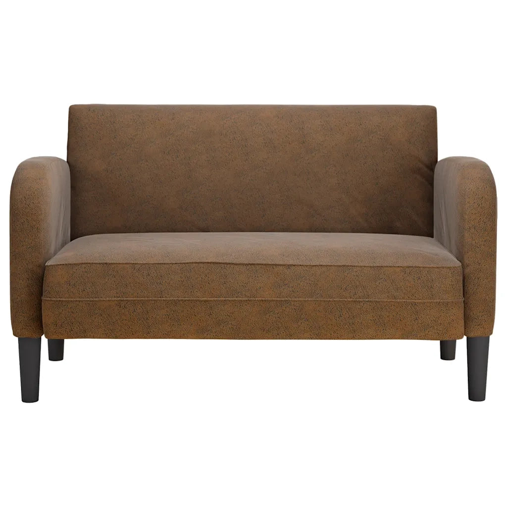 Divano | Divano da soggiorno | Sofa Divanetto Marrone 110 cm in Similpelle