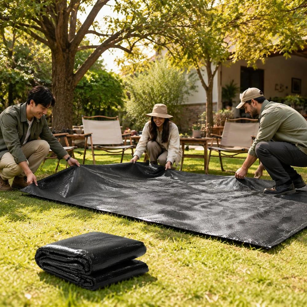 Pool Cover Black 260x160 Cm PE