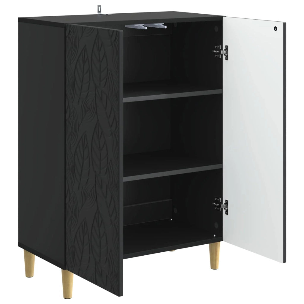 Credenza Nero 66 x 34,5 x 90 cm Legno ingegnerizzato 895046