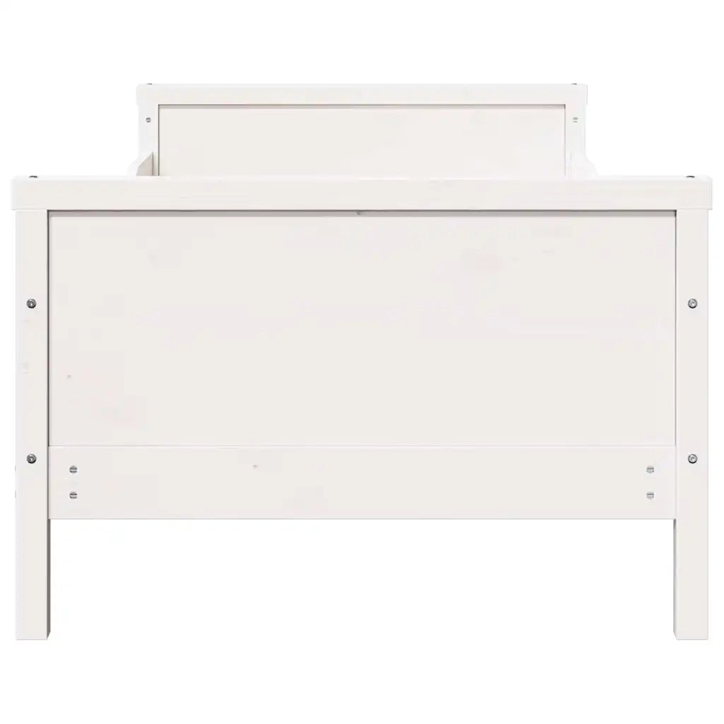Struttura del letto Bianco 80 x 200 cm Legno multistrato