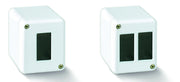 Feb Elettrica SCATOLA DA PARETE PER CANALINA col. Bianco 1 posto