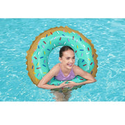 Trade Shop - Salvagente Ciambella Gonfiabile Fashion 91 Cm Donut Dolce Per Mare Piscina 36300 -