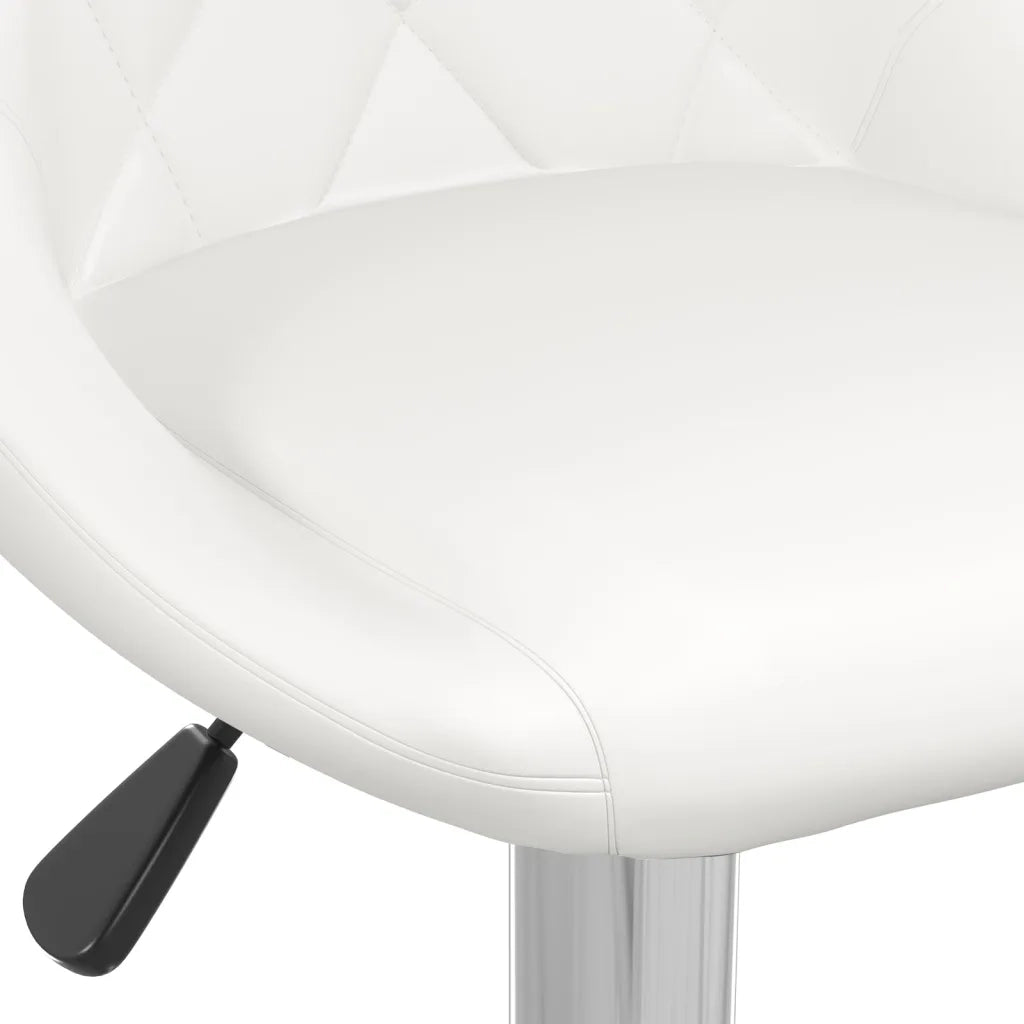 Sgabello da Bar Bianco in Similpelle cod mxl 70644