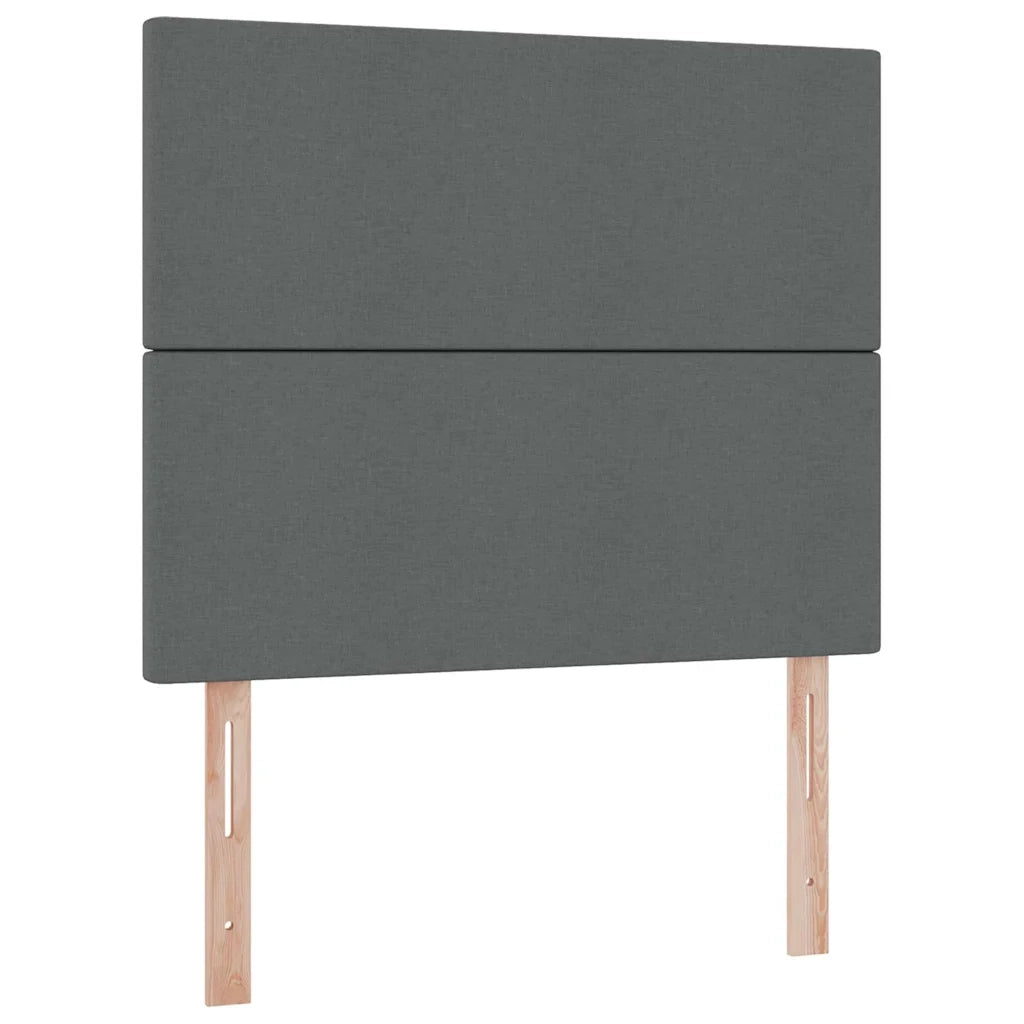 Letto con contenitore e materasso Grigio scuro 120 x 200 cm 3371710