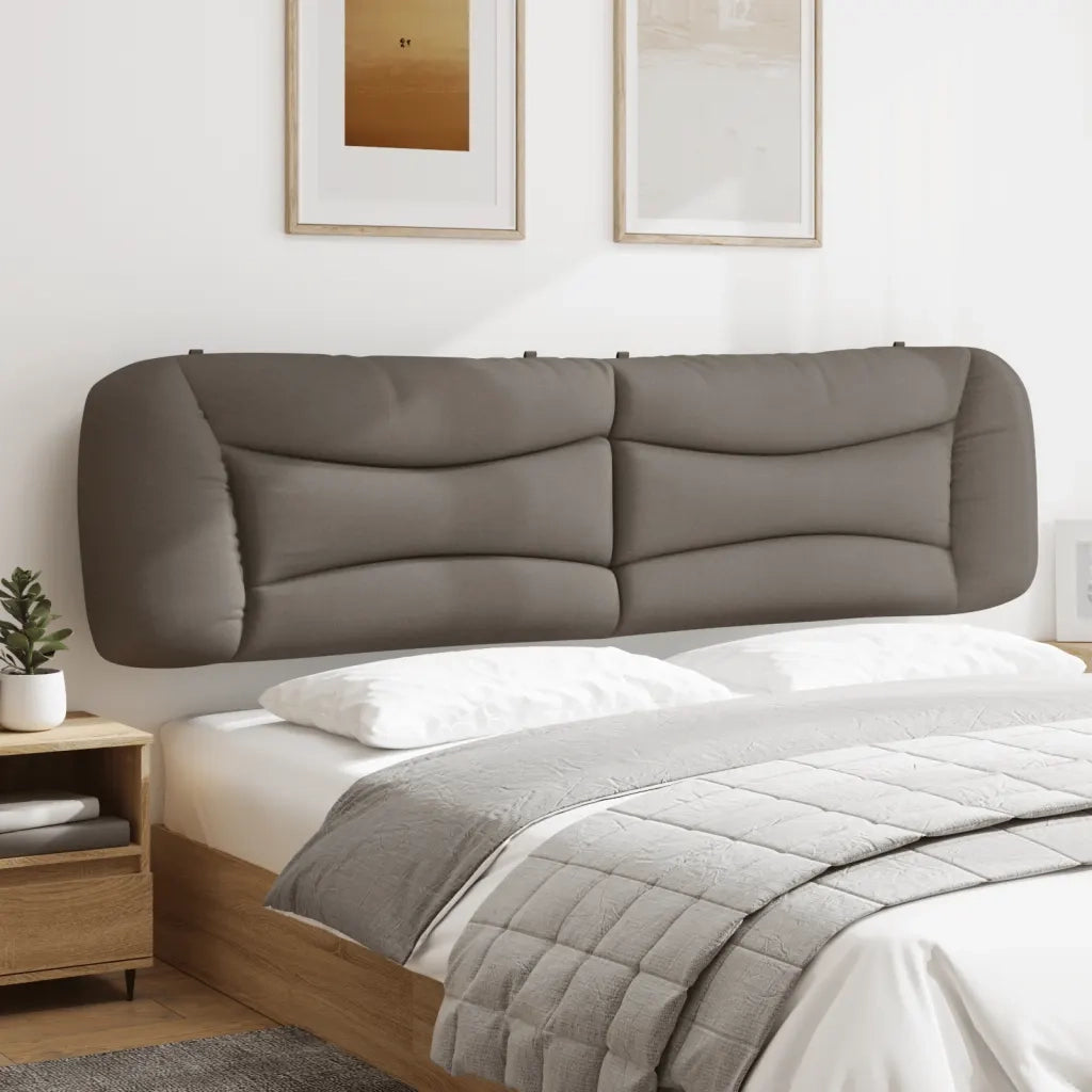 Cuscino Testiera Hvar Tortora 200 cm in Tessuto CFW9423262