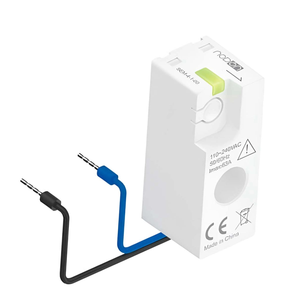 Contatore di Energia Intelligente Zigbee 3.0 Bidirezionale Ultra Compatto Bianco NODON