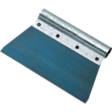 SPATOLA PER BOSTIK C/MANICO 200 mm - dente piccolo - 12 pezzi- AUSONIA
