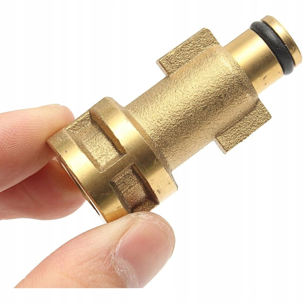 Adattatore Baionetta 1/4"F per Idropulitrice compatibile con Bosch Aquatak – Ottone Resistente, 160 Bar, 60°C