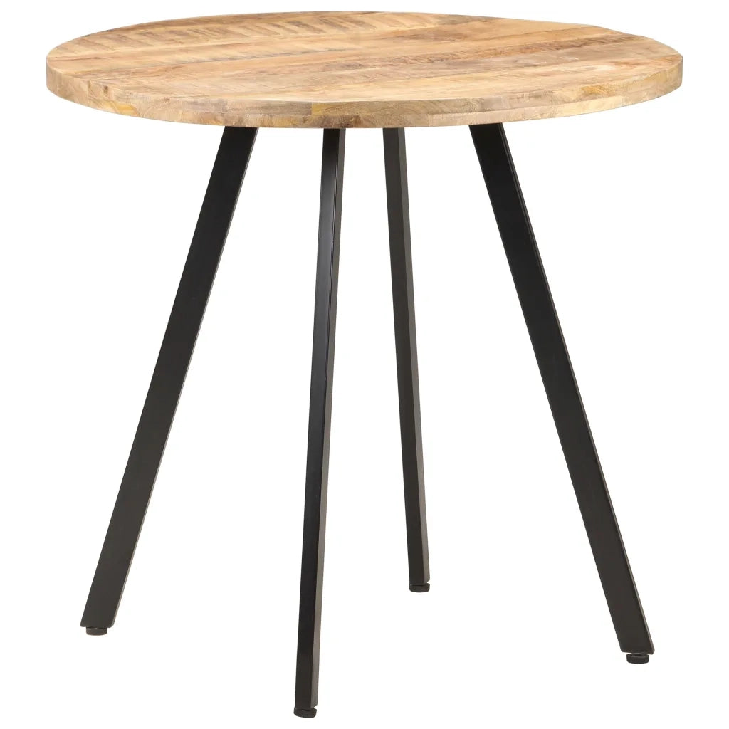 Tavolo da Pranzo 80 cm in Legno di Mango Grezzo  cod mxl 6110