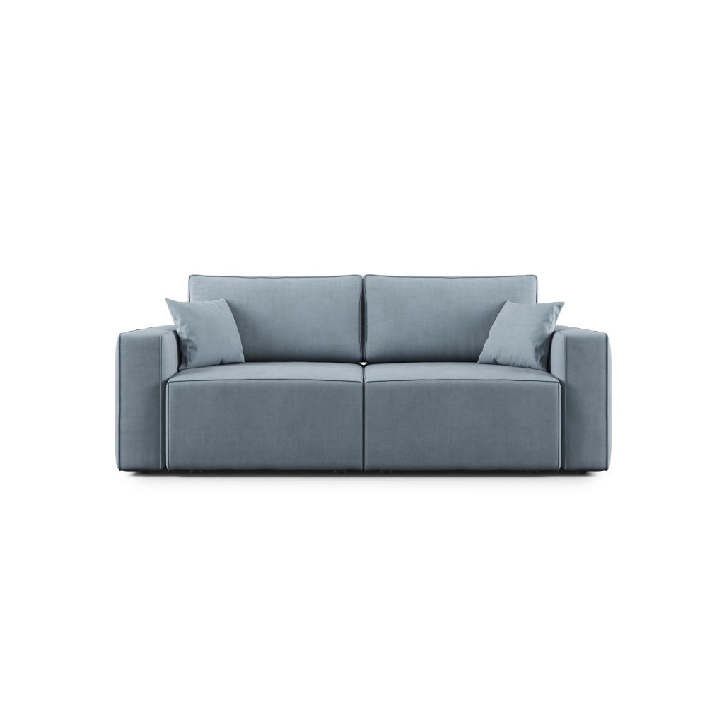 Morfeo Divano in tessuto impermeabile 215 cm azzurro
