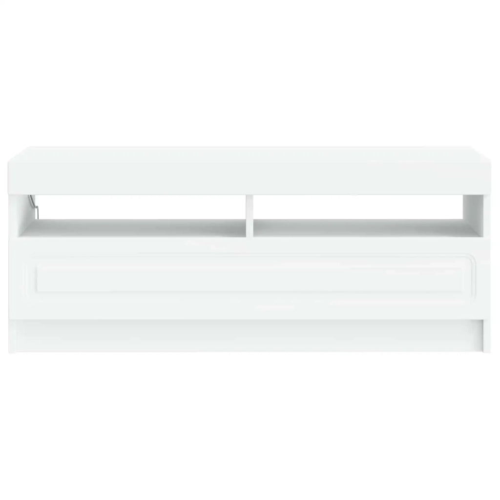 Mobile TV LED Bianco Legno ingegnerizzato 897865
