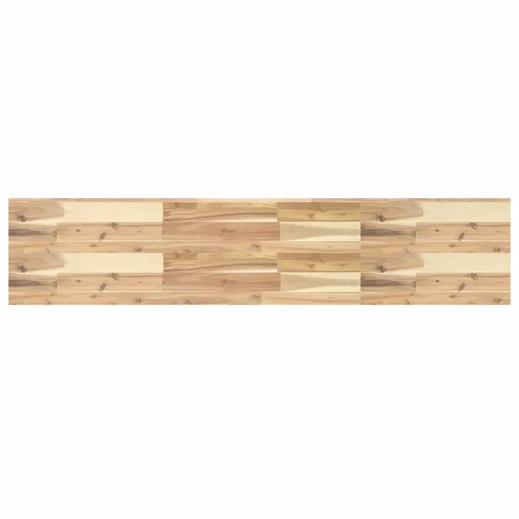 Piano per Tavolo 140x30x4 cm Rettangolare Legno Massello Acacia