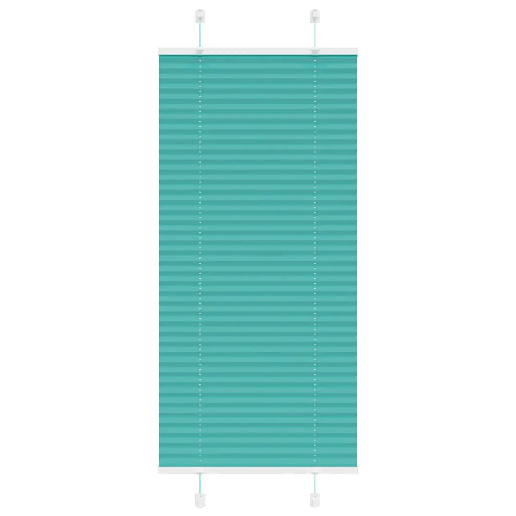 Tenda Plissettata Verde petrolio 60x150 cm Larghezza Tessuto