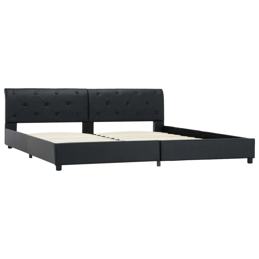 Giroletto Nero in Similpelle 180x200 cm cod mxl 62273