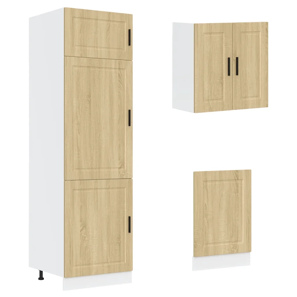 vidaXL Set Mobili da Cucina 8 pz Porto Rovere Sonoma in Truciolato