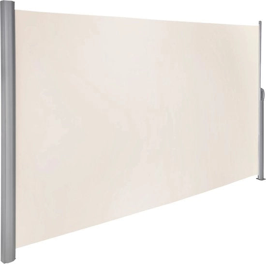 Schermo di Privacy Intrecciatore - Parete di Protezione - Ombrellone - Protezione dal Vento - Impermeabile - Pannello di Protezione Intrecciabile - Struttura in Alluminio - 160x300 cm