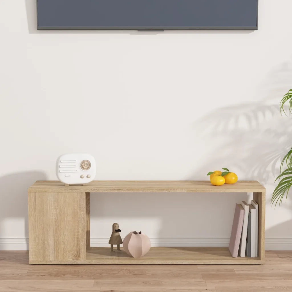 Mobile TV | Armadietto TV | Mobile Porta TV Rovere Sonoma 100x24x32 cm in Truciolato
