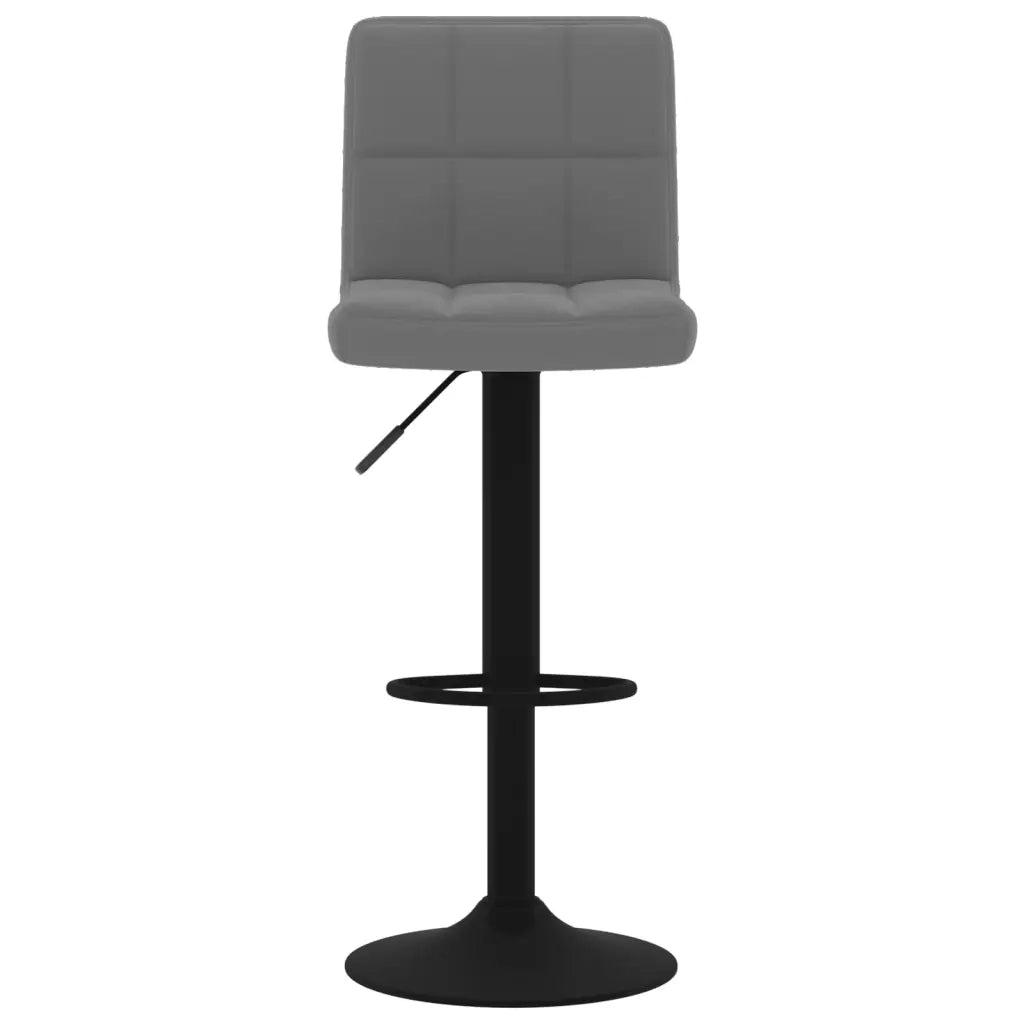 Sgabelli da Bar 2 pz Grigio Scuro in Velluto cod mxl 57833
