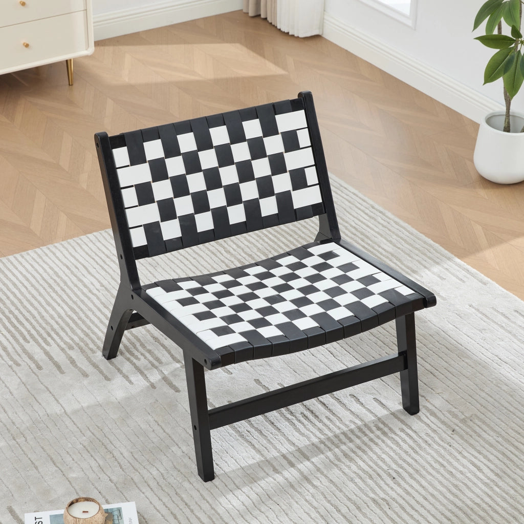 Poltrona 71x66x72 cm senza braccioli in PU nero