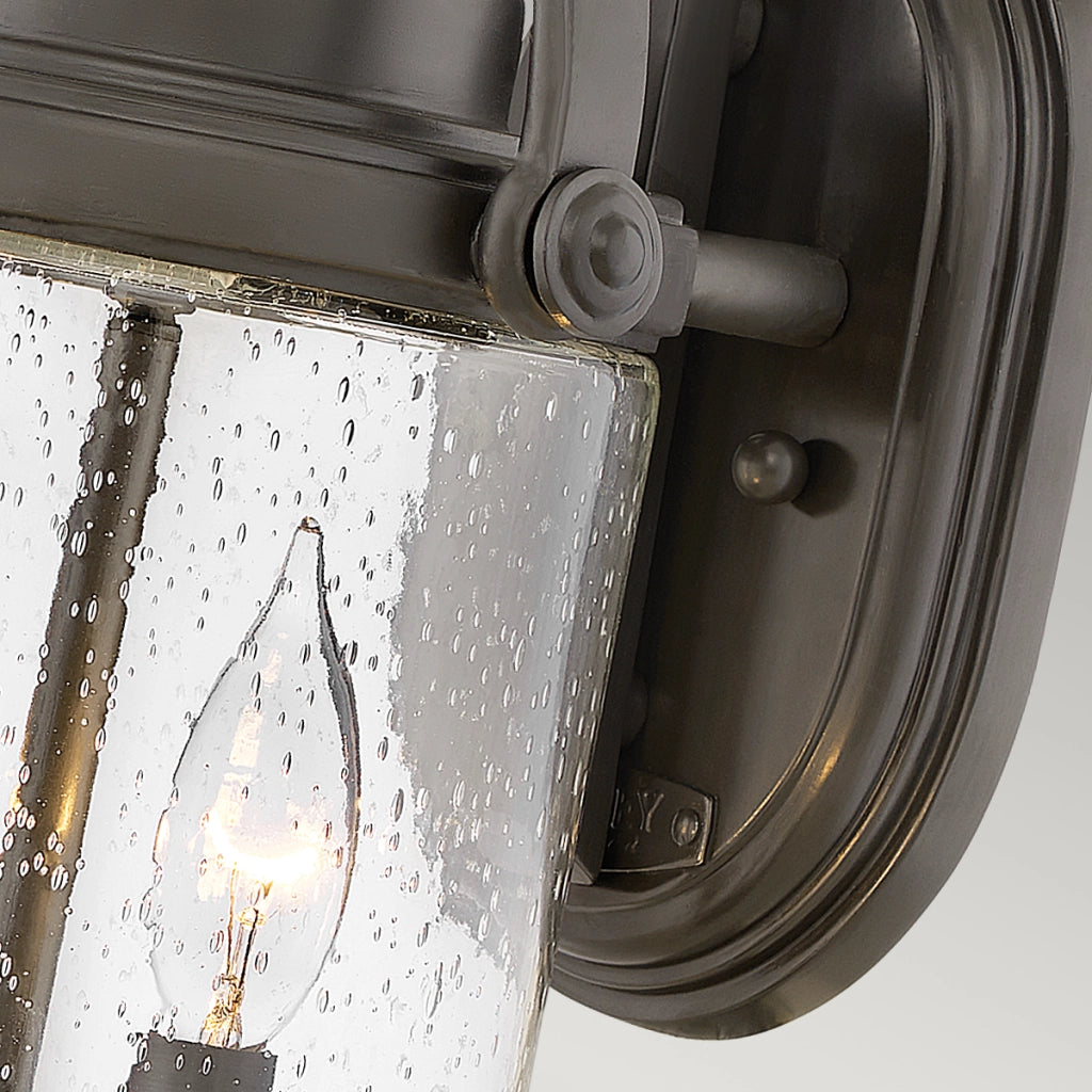 Applique esterna retrò bronzo E14 2x40W Willoughby Hinkley