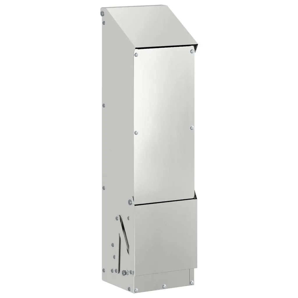 Feeder per pollo Argento 13 x 12 x 51 cm Acciaio zincato 874671