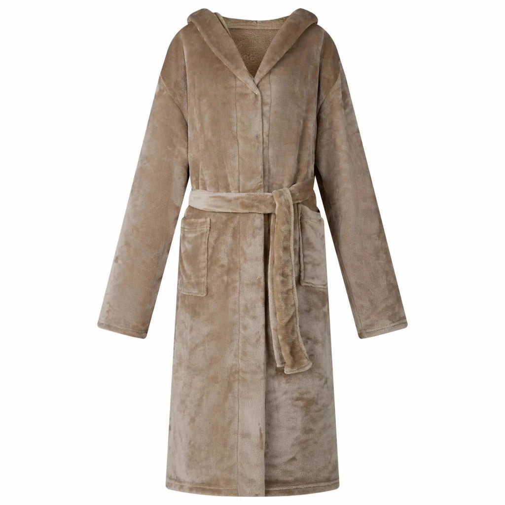 Accappatoio con Cappuccio Cammello s Flanella CFW7614743