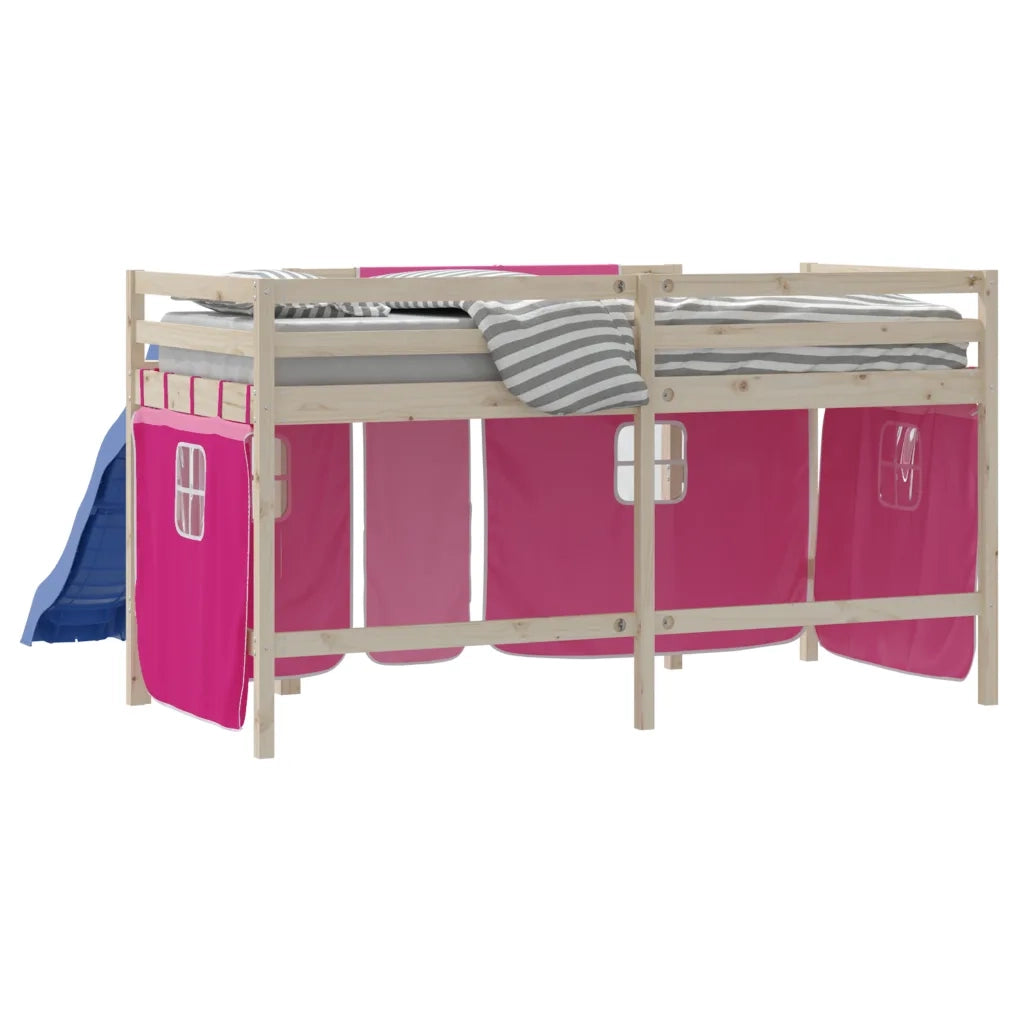 Tende per Letto a Soppalco Rosa in Poliestere 835915