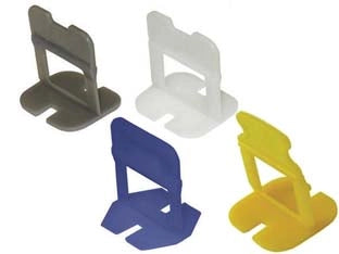 DISTANZIATORE AUTOLIVELLANTE TIRANTE PER PIASTRELLE- - mm.3x39x21h. - tirante giallo - 500 pezzi