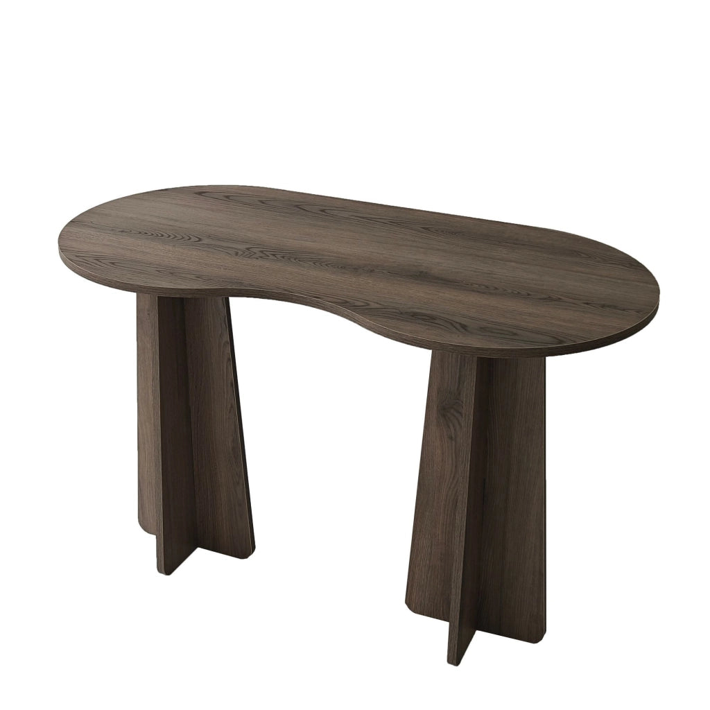 Scrivania "infinita" in legno 120 x 60 x 75 cm - Noce